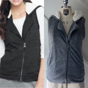 Splendid Sherpa Lined Zip-Up Vest | NWT | Cozy Casual Layer - XS